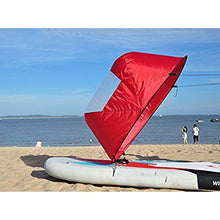 Load image into Gallery viewer, Dyna-Living Kayak Wind Sail 42&#39;&#39; Foldable Popup Kayak Sail for Kayaking Circular Collapsible Kayak Sail Kit for Boat Sailboat Canoe Inflatables and Tandems

