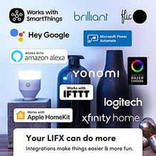 Load image into Gallery viewer, LIFX Clean, A19 1100 lumens, Full Color with Antibacterial HEV, Wi-Fi Smart LED Light Bulb, No Bridge Required, Works with Alexa, Hey Google, HomeKit and Siri.
