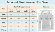 Load image into Gallery viewer, Mens Pullover Hoodie Long Sleeve Hooded Sweatshirt Casual Hoodies Square Pattern Beige M
