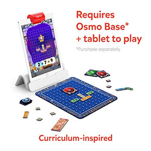 Osmo - Math Wizard and The Amazing Airships iPad & Fire Tablet - Ages 6-8/Grades 1-2 - Mental Math Addition & Subtraction - Curriculum-Inspired - STEM Toy Base Required (Amazon Exclusive)