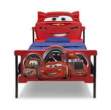 Load image into Gallery viewer, Delta Children Plastic 3D-Footboard Twin Bed, Disney/Pixar Cars
