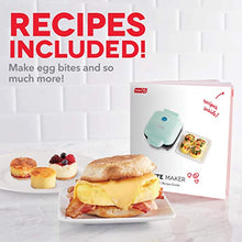 Load image into Gallery viewer, Dash DBBM450GBAQ08 Deluxe Sous Vide Style Egg Bite Maker with Silicone Molds for Breakfast Sandwiches, Healthy Snacks or Desserts, Keto &amp; Paleo Friendly, (1 large, 4 mini), Aqua
