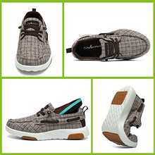 Load image into Gallery viewer, OrthoComfoot overpronation Shoes Women,Diabetic Supportive Sneakers for bunions,Heel and Foot Pain Relief Casual Shoes Coffee Size 9
