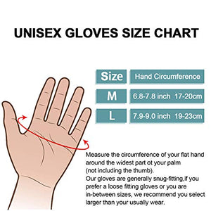 Winter Touchscreen Gloves for Men & Women 3 Fingers Dual-layer Touch Screen Warm Lined Anti-Slip Knit Texting Glove 2 Size