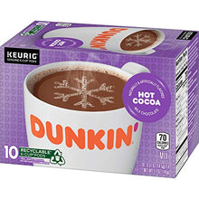 Load image into Gallery viewer, Dunkin' Milk Chocolate Hot Cocoa, 10 Keurig K-Cup Pods
