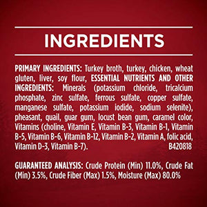 Purina ONE Natural, High Protein Gravy Wet Dog Food, SmartBlend True Instinct Turkey & Game Bird - (12) 13 oz. Cans