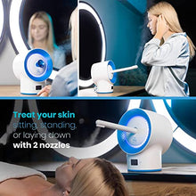 Load image into Gallery viewer, NanoSteamer Clinical - 10-in-1 Smart Steam Dermatologist Grade Ionic Facial Steamer with 2 Multi-Position Steam Nozzles - Digital LCD Screen - Extraction Set - 6 Pre-Programmed Professional Modes
