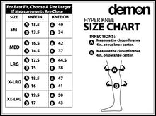 Load image into Gallery viewer, Demon Hyper X D30 V3 Mountain Bike Knee pad | BMX | MX | Snowboard (Large)
