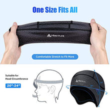 Load image into Gallery viewer, Hikenture Skull Cap Helmet Liner with Glasses Holes, Winter Thermal Cycling Cap, Gray 2 Pack
