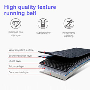 ANCHEER Treadmill, Treadmills for Home with LCD and Pulse Rate Grips Motorized Running Walking Jogging Exercise Fitness Machine Trainer Equipment for Home Gym Office (Navy Sliver)