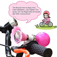 Load image into Gallery viewer, Kids Bike Horn Bell,Bicycle Metal Squeeze Horn Bike Accessories Handlebar Ring Horn for Girls or Boys (hello kitty)
