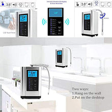 Load image into Gallery viewer, AGWIM AquaGreen Alkaline Water Ionizer Machine AG7.0, Home Water Filtration System, Produces pH 3.5-10.5 Alkaline Water, 7 Water Settings, Up to -570mV ORP, 8000L, Silver
