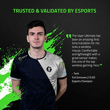 Load image into Gallery viewer, Razer Viper Ultimate Lightweight Wireless Gaming Mouse: Fastest Gaming Switches - 20K DPI Optical Sensor - Chroma Lighting - 8 Programmable Buttons - 70 Hr Battery - Classic Black
