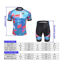 Load image into Gallery viewer, Men's Cycling Jersey Set - Reflective Quick-Dry Biking Shirt and 3D Padded Cycling Bike Shorts
