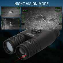 Load image into Gallery viewer, ATN BinoX 4K 4-16X Smart Day/Night Binoculars with Laser Range Finder, Full HD Video rec, WiFi, Smooth Zoom and Smartphone Controlling Thru iOS or Android Apps
