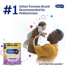 Load image into Gallery viewer, Enfamil Gentlease Baby Formula, Reduces Fussiness, Crying, Gas and Spit-up in 24 hours, DHA &amp; Choline to support Brain development, Value Powder Can, 27.7 Oz (Pack of 4)
