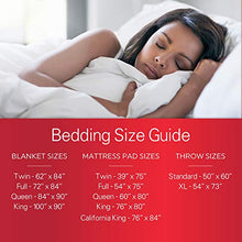 Load image into Gallery viewer, Sunbeam Heated Mattress Pad | Quilted Polyester, 10 Heat Settings, White,Queen - MSU3GQS-P000-12A00
