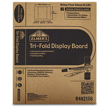 Load image into Gallery viewer, Elmer&#39;s Tri-Fold Display Board, White, 14x22 Inch
