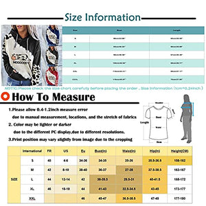Fall Clothes for Women Cute Cow Print Color Block Long Sleeve Pocket Hoodie Teen Girls Oversized Winter Warm Loose Lightweight Hooded Open Front Cardigan Jacket Coat Tops Pullover(Black,Medium)