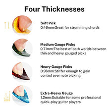 Load image into Gallery viewer, Donner Celluloid Guitar Picks 16 Pack with Tin Box includes Thin, Medium, Heavy &amp; Extra Heavy Picks, for Acoustic Guitar Electric Guitar Ukulele
