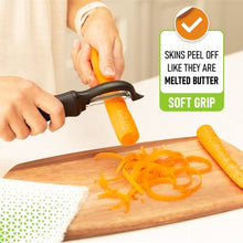 Load image into Gallery viewer, Spring Chef Premium Swivel Vegetable Peeler, Black
