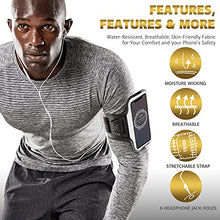 Load image into Gallery viewer, TRIBE Running Phone Holder Armband. iPhone &amp; Galaxy Cell Phone Sports Arm Bands for Women, Men, Runners, Jogging, Walking, Exercise &amp; Gym Workout. Fits All Smartphones. Adjustable Strap, CC/Key Pocket
