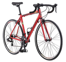 Load image into Gallery viewer, Schwinn Volare 1400 Adult Hybrid Road Bike, 28-inch wheel, aluminum frame, Red
