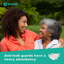 Load image into Gallery viewer, SUNKISS TrustPlus Adult Diapers with Maximum Absorbency, Disposable Incontinence Briefs with Tabs for Men and Women, Maximum Overnight Absorbency, Leak Protection, XSmall, 15 Count

