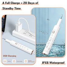 Load image into Gallery viewer, Plaque Remover for Teeth, Electric Tooth Cleaner Tartar Remover for Teeth with LED Light,4 Modes Rechargeable Teeth Cleaning Kit with Dental Tools, 2 Replaceable Heads
