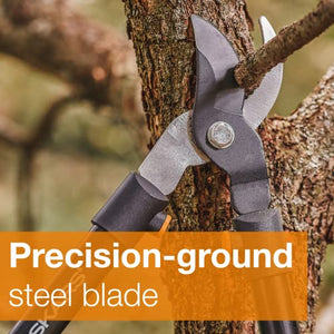 Fiskars Gardening Tools: Bypass Lopper, Sharp Precision-ground Steel Blade, 28” Tree Trimmer (391461-1003)