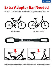 Load image into Gallery viewer, Tyger Auto TG-RK1B204B Deluxe Black 1-Bike Trunk Mount Bicycle Carrier Rack. (Compatible with Most Sedans/Hatchbacks/Minivans and SUVs.)
