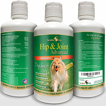 Load image into Gallery viewer, Concentrated Liquid Glucosamine for Dogs ? Advanced Hip and Joint Supplement with Chondroitin, MSM, Hyaluronic Acid and More ? Safe &amp; Natural Arthritis Pain Relief for Dogs ? 32 oz Bottle ? Made in USA! ?!
