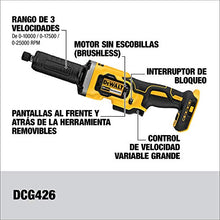 Load image into Gallery viewer, DEWALT 20V MAX* Die Grinder, Variable Speed, 1-1/2-Inch, Tool Only (DCG426B)
