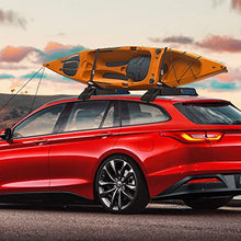 Load image into Gallery viewer, Universal Soft Car Roof Rack Pads for Kayak Surfboard SUP Canoe Snowboard Paddle Board with 15FT Tie-Down Straps, 2 Tie Down Rope, 2 Quick Loop Strap and Storage Bag, Suit Cars, SUV, Trucks
