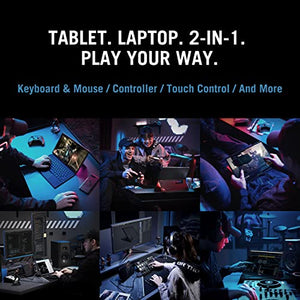 ASUS ROG Flow Z13 (2022) Gaming Laptop Tablet, 13.4” 120Hz FHD+ Display, NVIDIA GeForce RTX 3050, Intel Core i7-12700H, 16GB LPDDR5, 512GB PCIe SSD, Detachable RGB Keyboard, Windows 11, GZ301ZC-PS73
