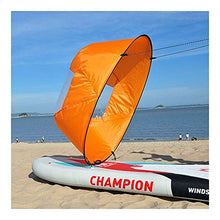 Load image into Gallery viewer, rouroumaoyi Outdoor Recreation Easy Wind Sail Driven Power Bag for Board Stand Up Paddle Board Surfboard Surf Kayak Canoe Inflatable Boat Foldable Water Sports
