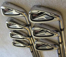 Load image into Gallery viewer, New Mens Complete Golf Set Custom Made Clubs for Tall Men 6'0"- 6'6" Tall Right Handed Driver, Fairway Woods, Hybrid, Irons, Sand Wedge, Putter Stiff Flex
