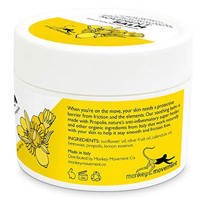 Anti-Chafe Skin Healing Cream: All Natural Chafing Itch Relief Balm with Propolis - Sweat Resistant Eczema Treatment for Irritated Skin