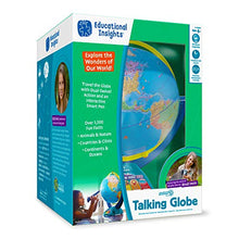 Load image into Gallery viewer, Educational Insights GeoSafari Jr. Talking Interactive Globe with Talking Pen for Kids, Featuring Bindi Irwin, Gift for Boys &amp; Girls, Ages 4+
