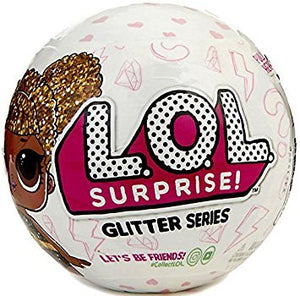L.O.L. Surprise set of 3, includes 1 LOL Glitter Series ball, 1 LOL Confetti pop series 3 ball, and 1 LOL Lil Sisters series 3 ball