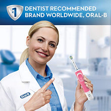 Load image into Gallery viewer, Oral-B Electric Toothbrush with 1 Oral-B Replacement Brush Head, Vitality Flossaction, Pink
