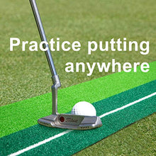 Load image into Gallery viewer, Golf Putting Green Mat with Auto Ball Return,Golf Practice Training Aid,Extra Long 9.84Feet,Pro Indoor/Outdoor Putting Green with 12 Bonus Balls Foldable Golf Mats
