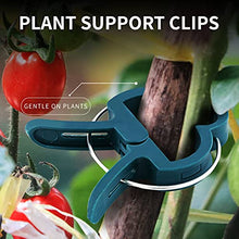 Load image into Gallery viewer, Ram-Pro 40 Piece Green Gentle Gardening Plant &amp; Flower Lever Loop Gripper Clips, Tool for Supporting or Straightening Plant Stems, Stalks, and Vines, Garden Clips
