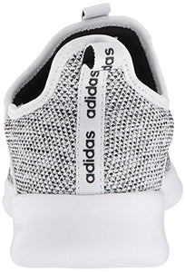 adidas womens Cloudfoam Pure Running Shoe, White/White/Black, 8.5 US