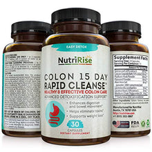 Load image into Gallery viewer, Colon Cleanser Detox for Weight Loss. 15 Day Fast-Acting Extra-Strength Cleanse with Probiotic &amp; Natural Laxatives for Constipation Relief &amp; Bloating Support. 30 Detox Pills to Detoxify &amp; Boost Energy
