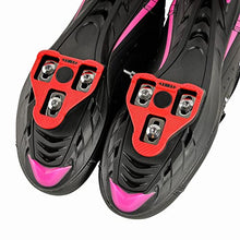 Load image into Gallery viewer, CyclingDeal Bicycle Road Bike Universal Cleat Mount Women's Cycling Shoes Black with 9-Degree Floating Look ARC Delta Compatible Cleats Compatible with Peloton Indoor Bikes Pedals Size 40
