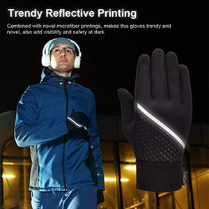 Touch Screen Gloves Anti-slip Running Cycling Gloves Sports Gloves Winter Gloves for Men Women…