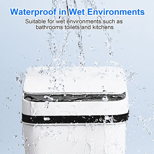Load image into Gallery viewer, Anborry Bathroom Smart Touchless Trash Can 2.2 Gallon Automatic Motion Sensor Rubbish Can with Lid Electric Waterproof Narrow Small Garbage Bin for Kitchen, Office, Living Room, Toilet, Bedroom, RV