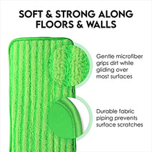 Load image into Gallery viewer, Turbo Mops Reusable Floor Mop Pads - Pack of 2, Machine Washable, 12-inch Microfiber Mop Refills - Compatible with Swiffer Wet Jet - Household Cleaning Tools﻿
