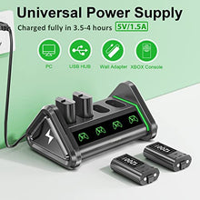 Load image into Gallery viewer, Rechargeable Battery Packs with Charger for Xbox Series X /S &amp; Xbox One 1 X/S/Elite Controller, OIVO Controller High-Capacity Battery Packs Rechargeable for Xbox 1 /One / Series X / S Controller
